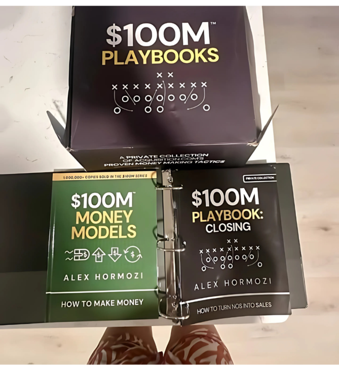 finally got Hormozi's $100M playbooks today (all 12)🔥