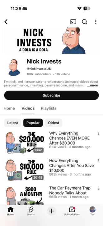 🚨 NEW NICHE ALERT: ANIMATED FINANCE CHANNELS ARE SCALING FAST