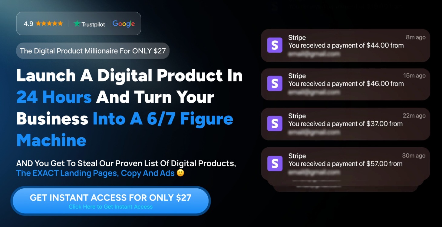 Digital Product Millionaire (Investment Locked)
