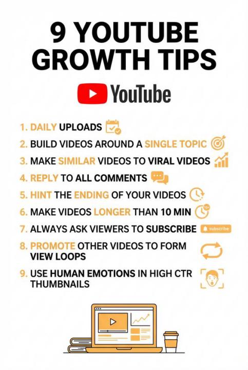 9 REAL & ORGANIC YOUTUBE GROWTH TIPS THAT ACTUALLY WORK