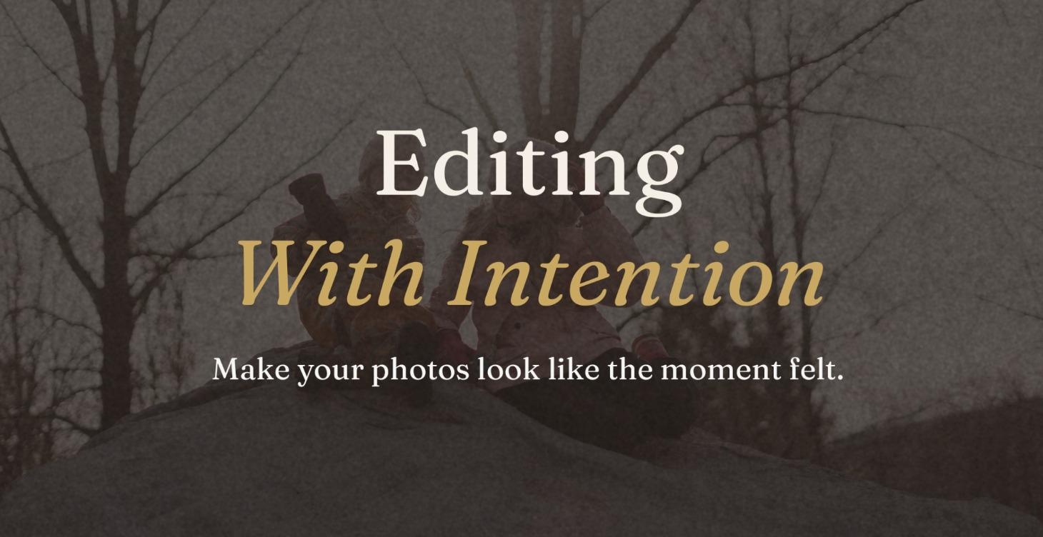 Coming Soon: Editing With Intention