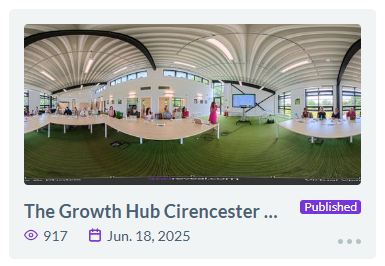 High Views on a share with link tour, its not been shared yet!?