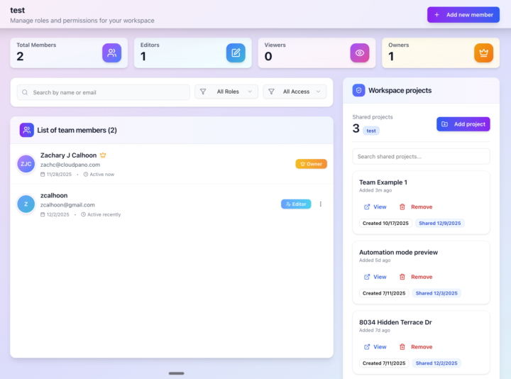 New Feature! Teams Workspace on PhotoAIVideo.com!