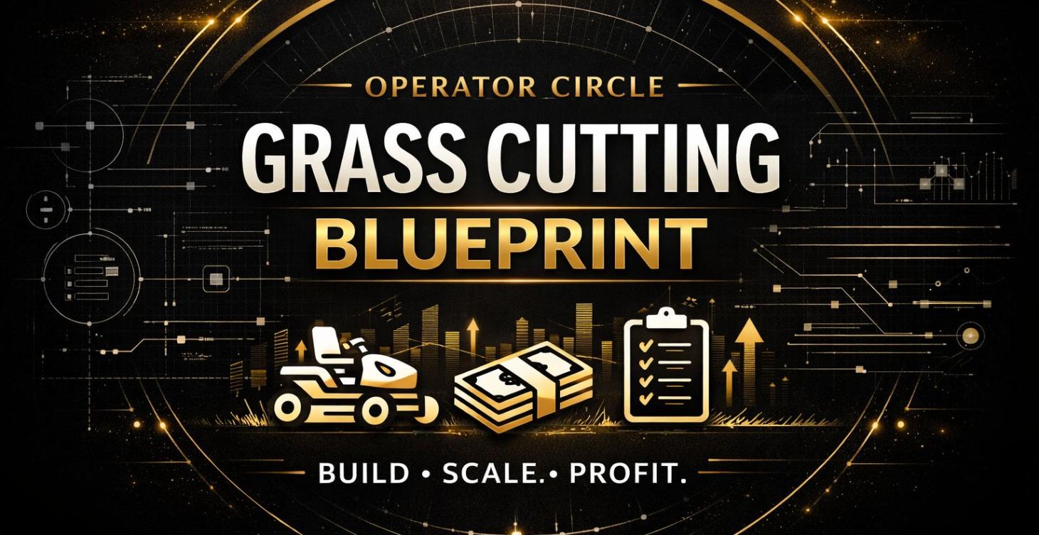 BEGINNER GRASS CUTTING BUSINESS MODEL.
