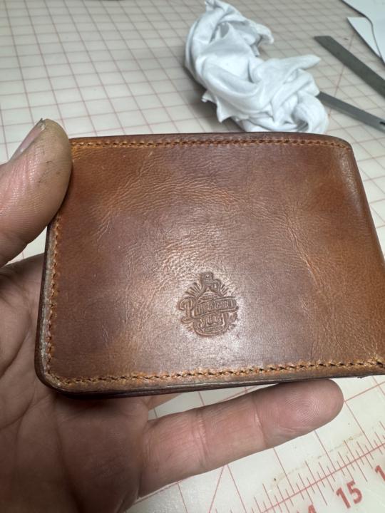 Second bifold wallet finished