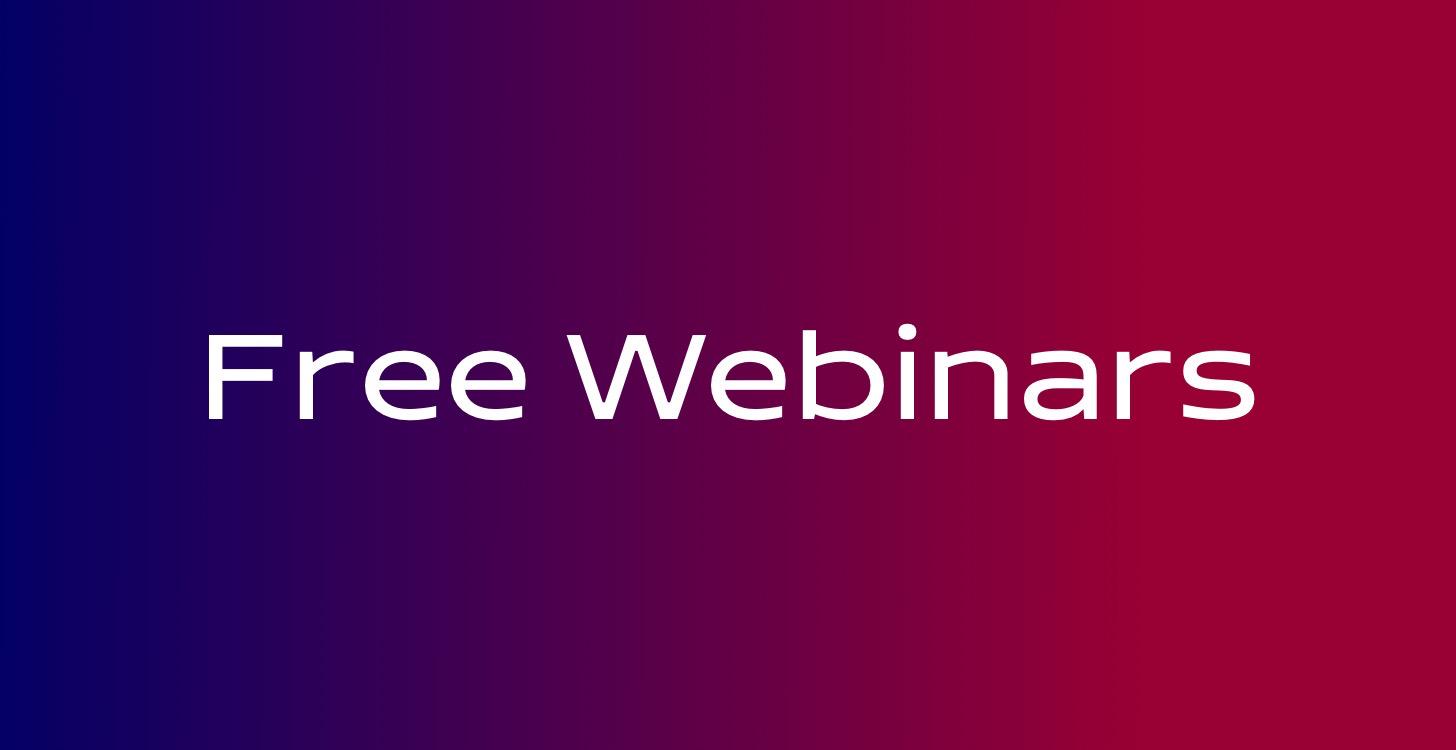 FREE Webinars