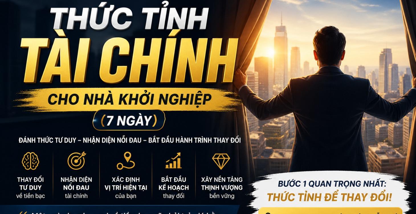 Thức Tỉnh Tài Chính Cho Nhà Khởi Nghiệp