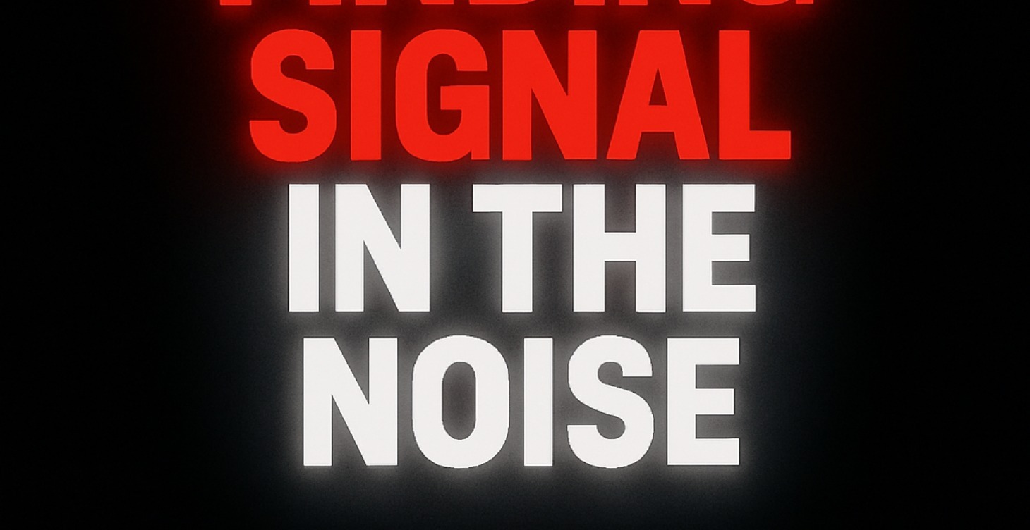 3/ Finding Signal in The Noise