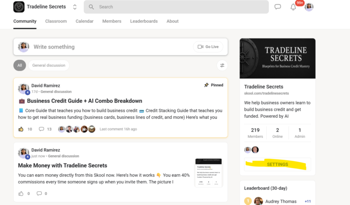 Make Money with Tradeline Secrets