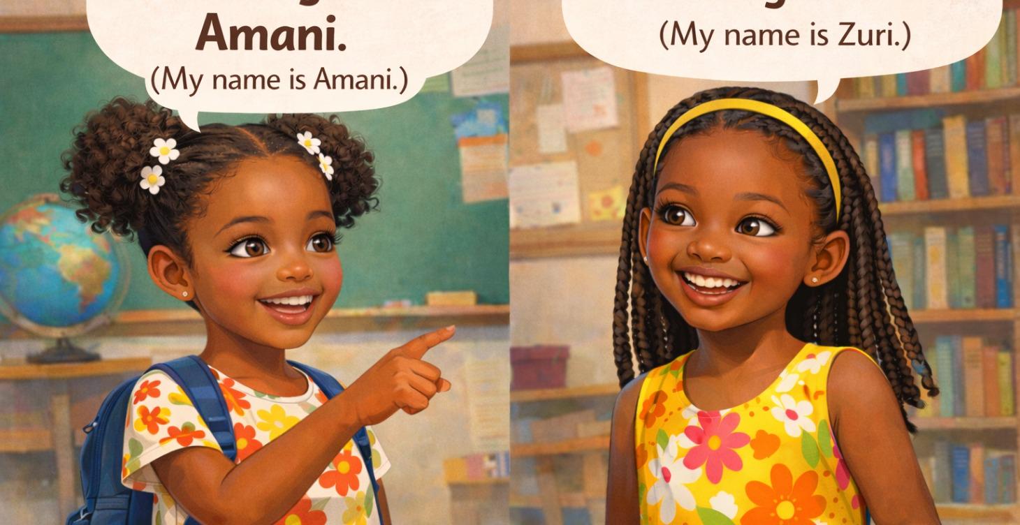 Introducing yourself in Swahili