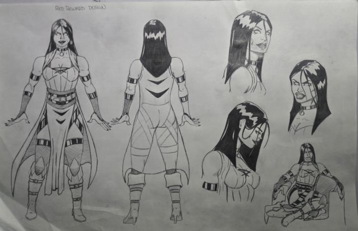 Concept art for the comic 