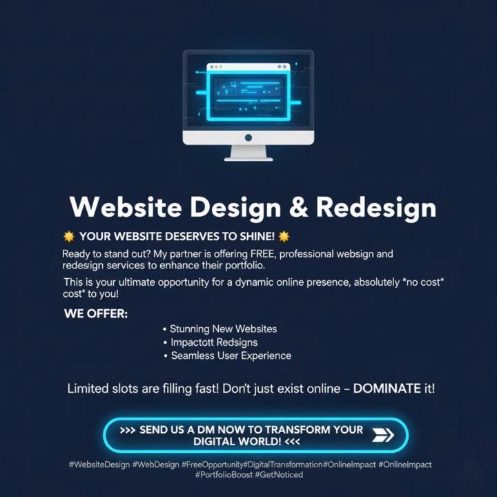 FREE Website Design/Redesign Offer