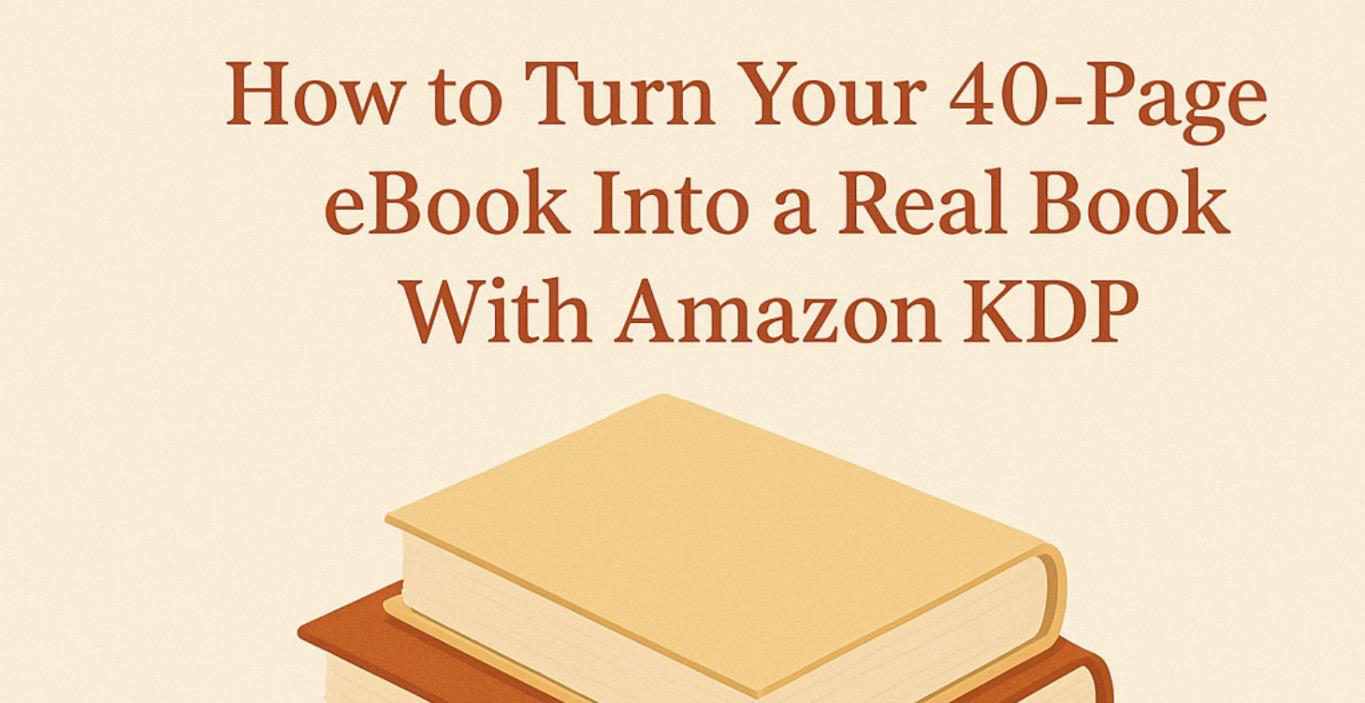 From PDF to Paperback