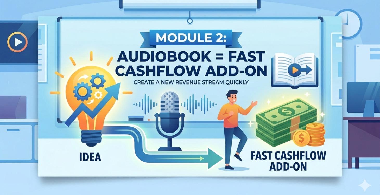 MODULE 2: AUDIOBOOK = FAST CASHFLOW ADD-ON