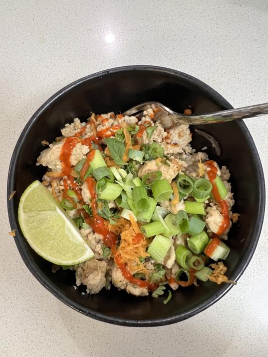 Thai flavoured dinner 