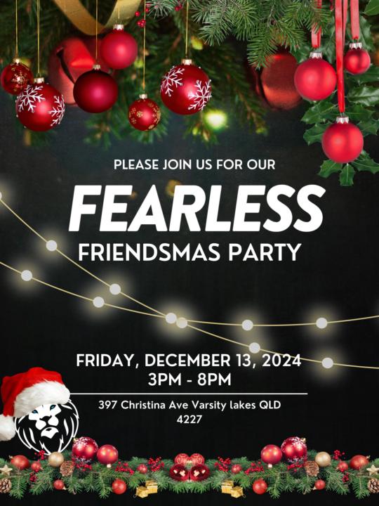 🎄✨ Fearless Friendmas Party Reminder ✨🎄 