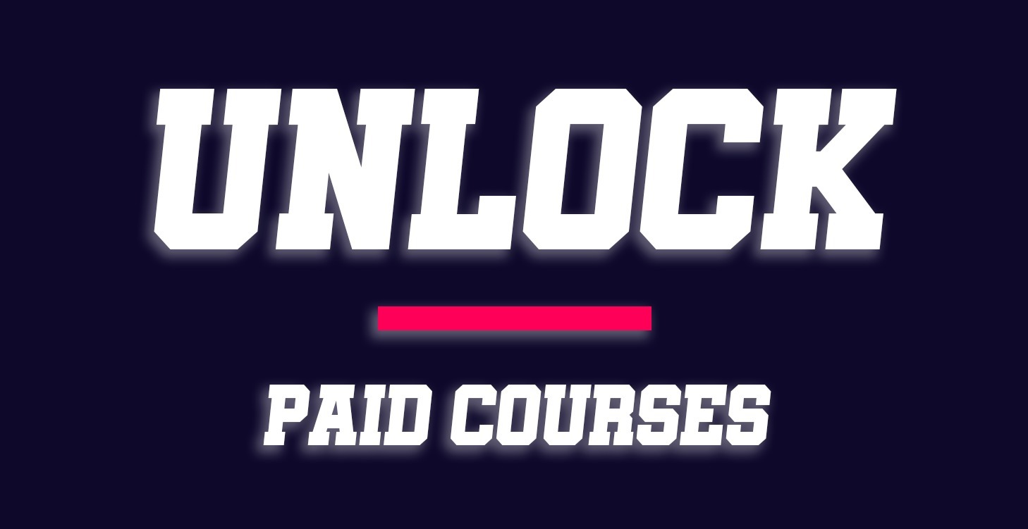 Unlock paid courses.