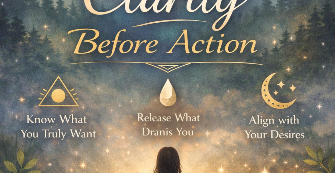 Clarity, before action.