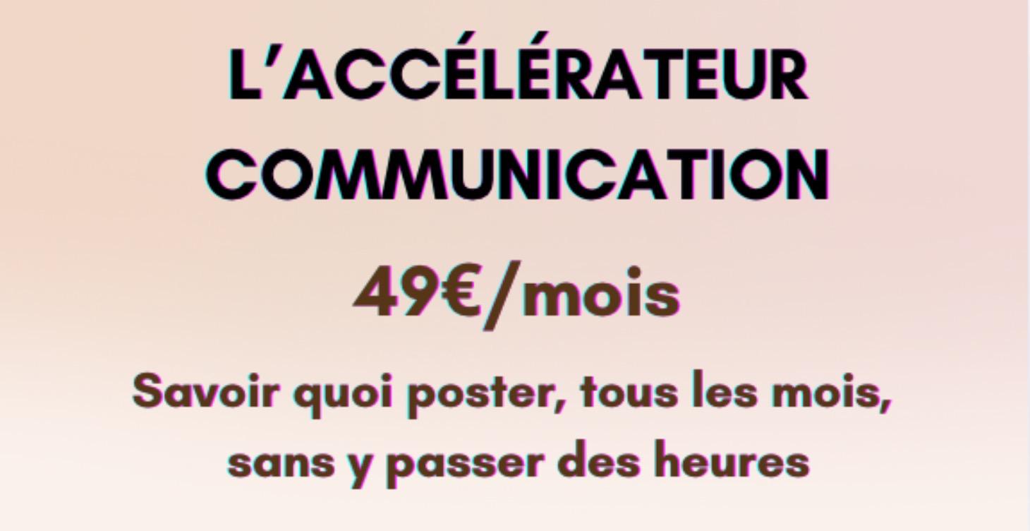 BOÎTE À OUTILS - Communication