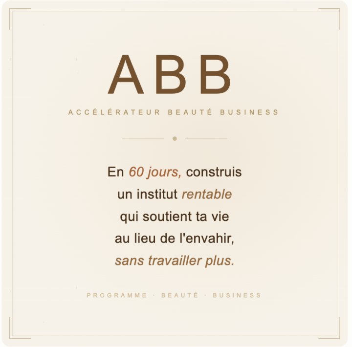 Bienvenue dans l'ABB <3 