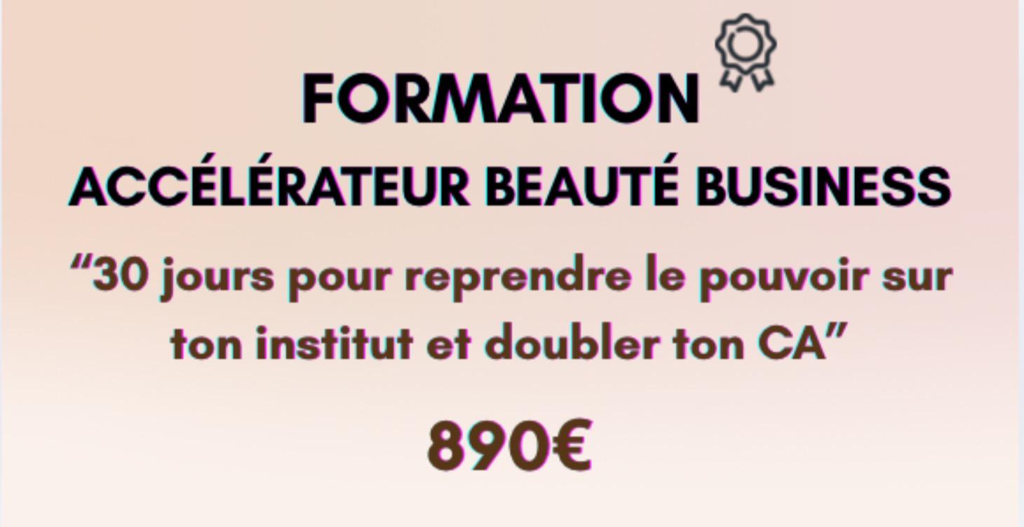 ACCÉLÉRATEUR BEAUTÉ BUSINESS