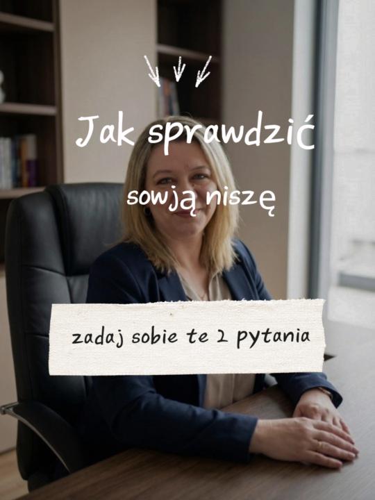 Jak sprawdzić czy masz niszę — 2 pytania