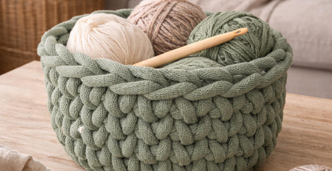 Quick Chunky Basket Crochet Tutorial