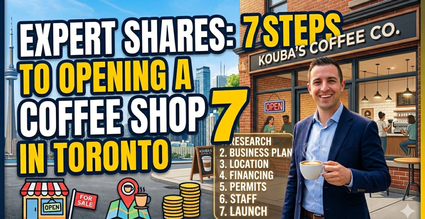 Expert:7 Steps to opening a Coffee Shop in Toronto