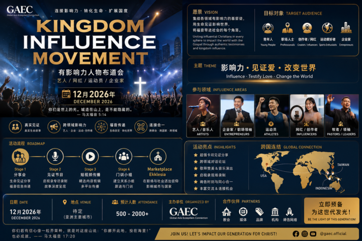 《Kingdom Influence Movement 有影响力人物布道会》简介