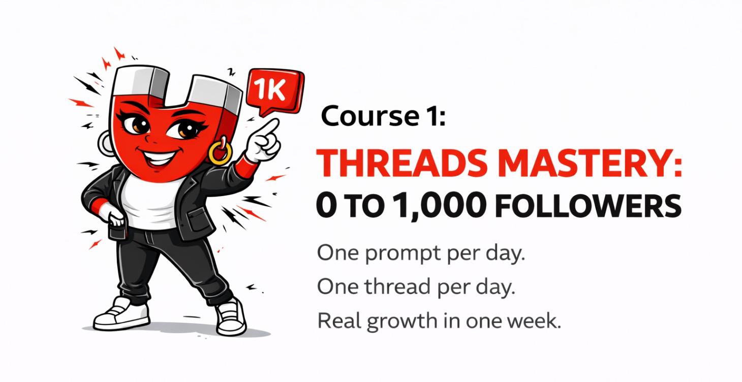 Threads Mastery: 0 to 1,000 Followers