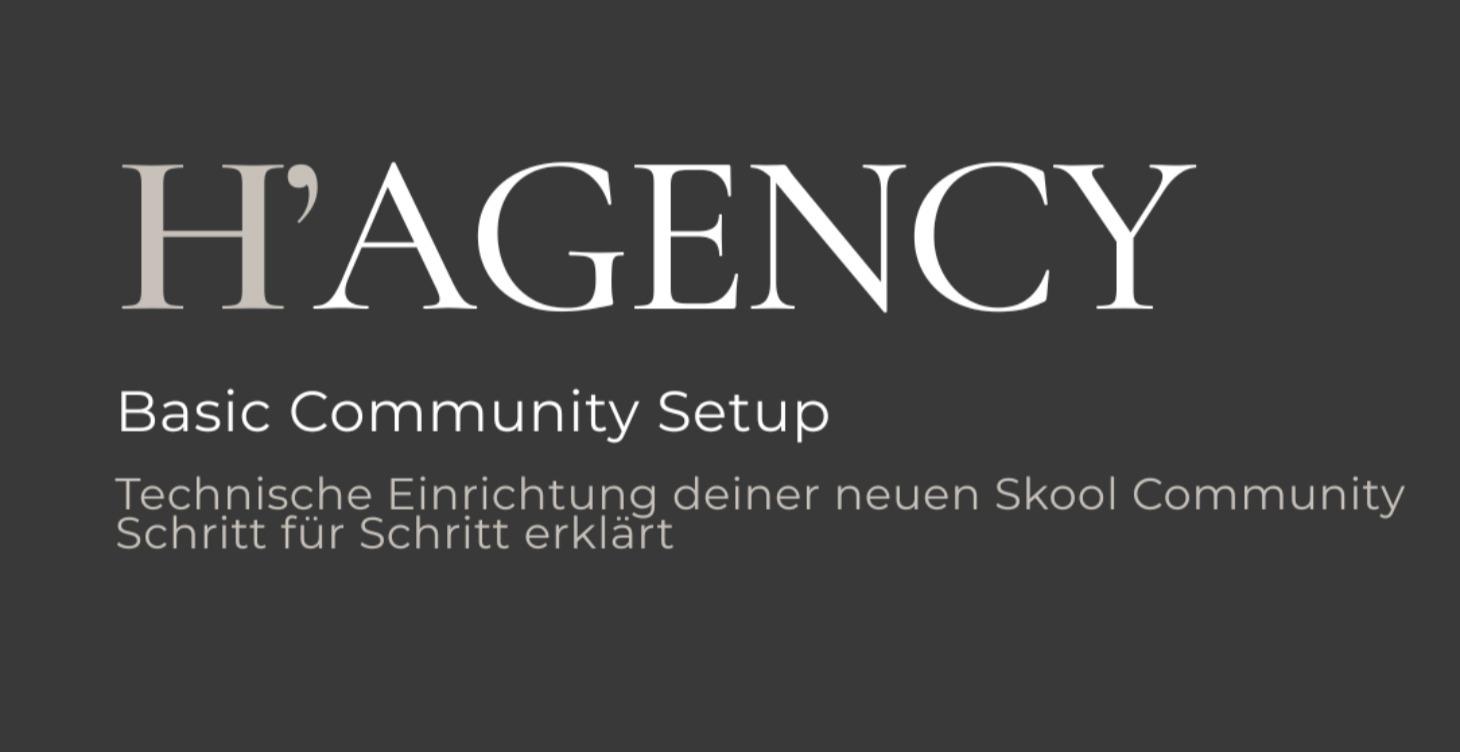 Basic Community Setup