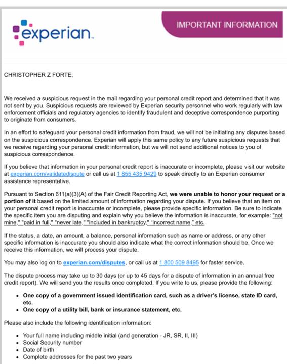 Experian playing a funny game