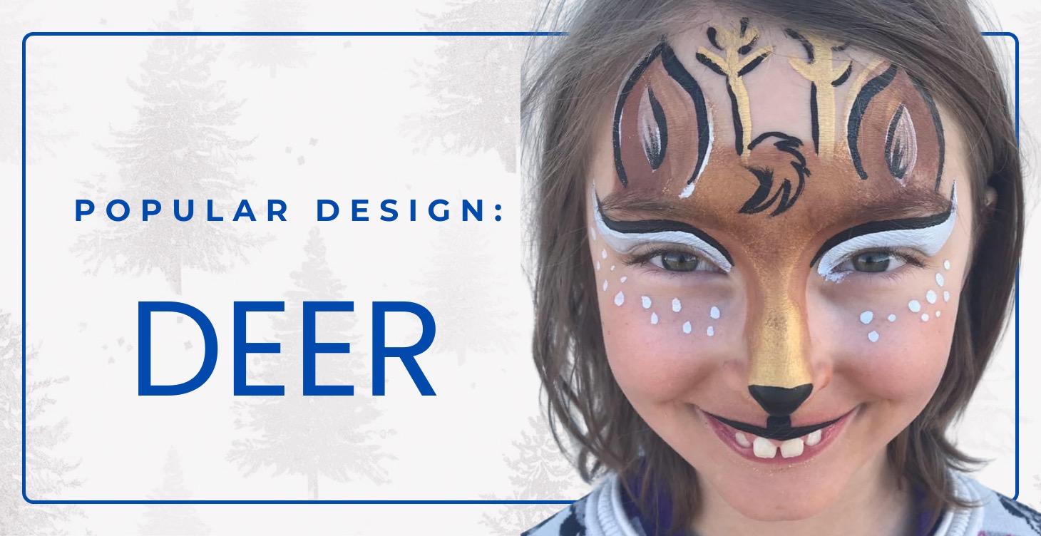 Deer Face Paint Tutorial- Intermediate