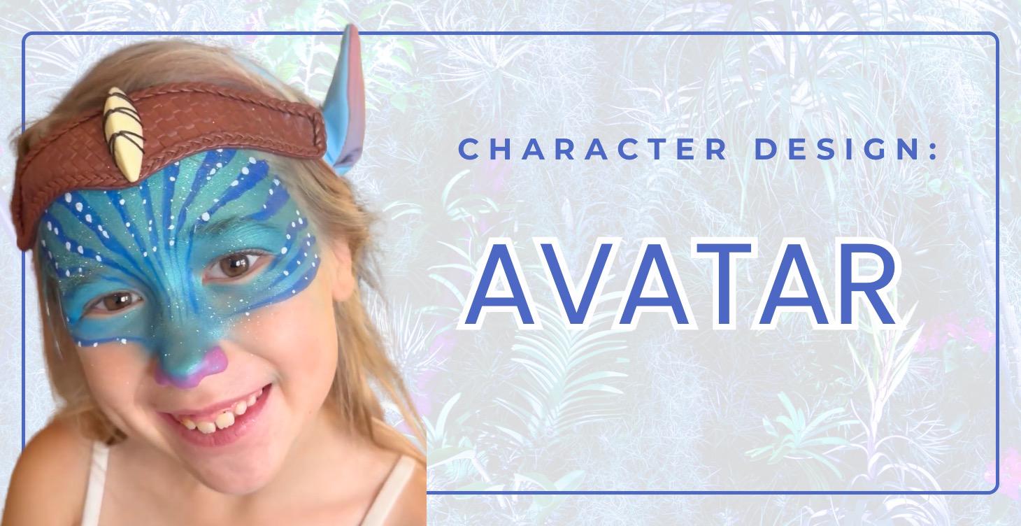 Avatar Face Painting — Step by Step — Beginner