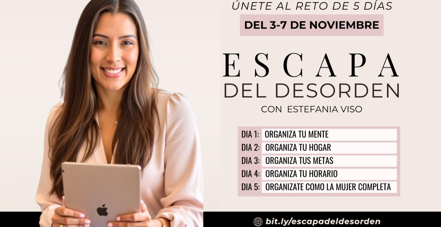 Reto ESCAPA del DESORDEN