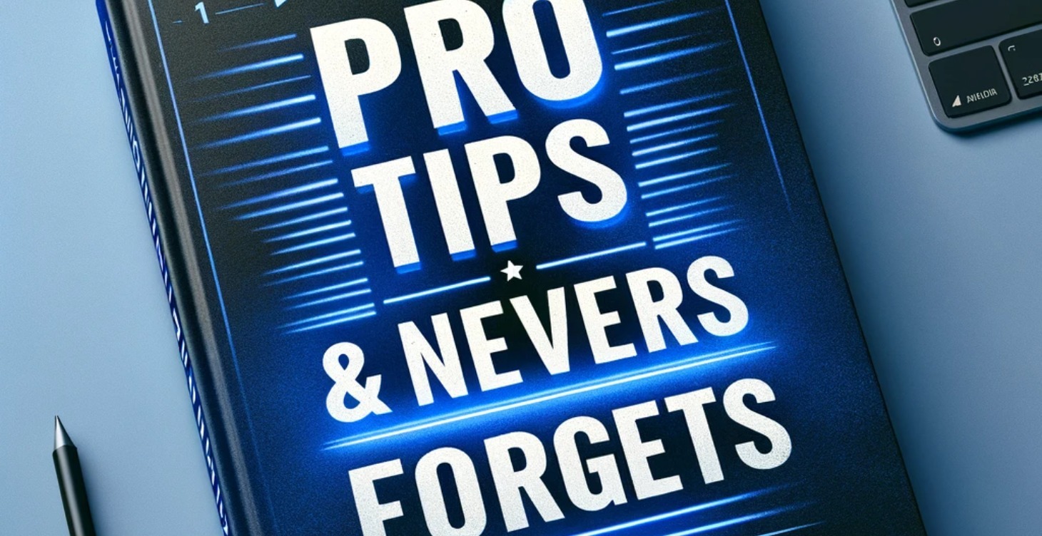 Module 10: Pro Tips & Never Forgets