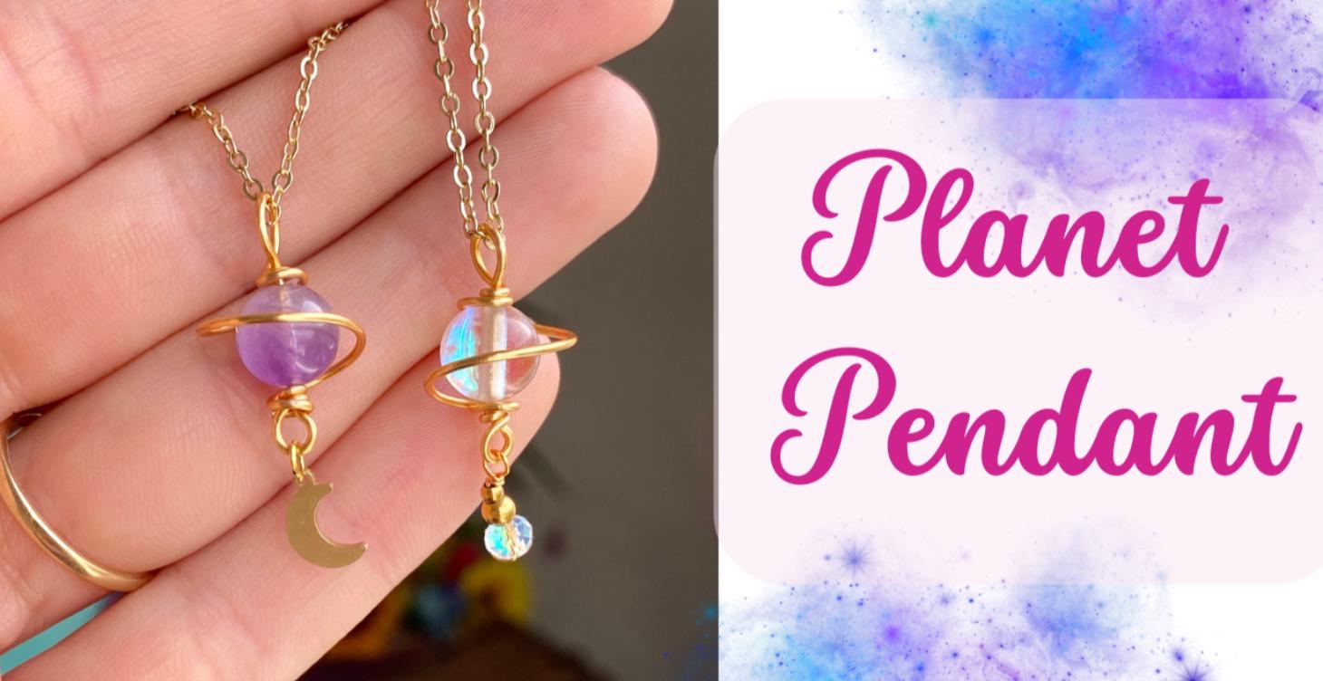 Featured Tutorial! ~ Saturn Planet Pendant