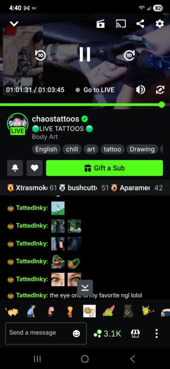 Come check out the live! Clean lines, good vibes & tunes!!!