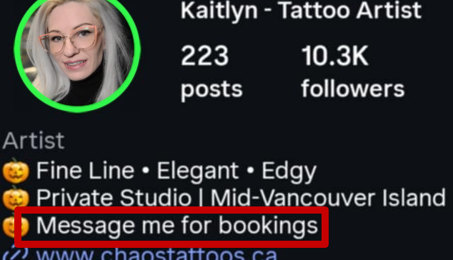 Does your Instagram Profile have a CTA?