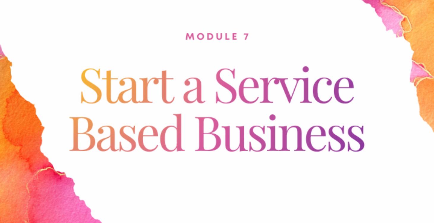 START A SERVICE BASED BUSINESS