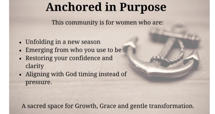 Anchored in Purpose