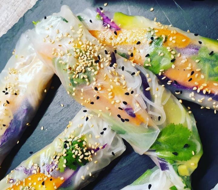 Sommerrollen aus Reispapier