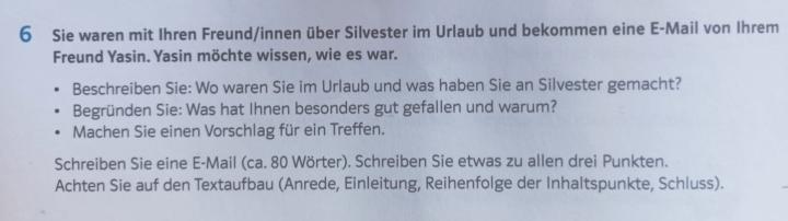 Am Dienstag 10.02.  B1 E-Mail schreiben und viiiiiiiele 😉Konflikt-Dialoge lösen 