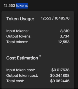 HTML is over 2x costlier than markdown