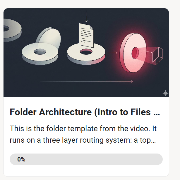 New Video: How I Structure Folders to Replace AI Agents