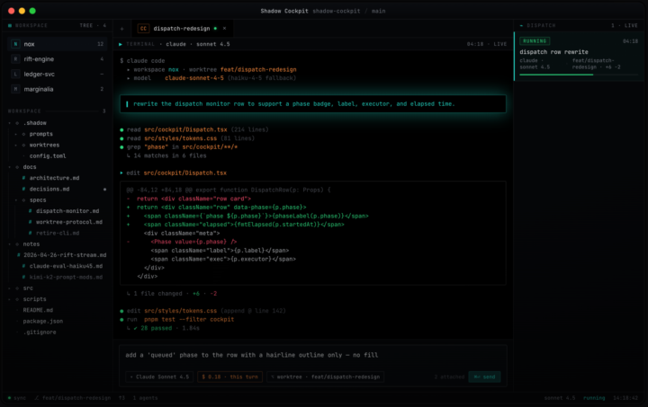 The orchestrator seat: I stopped letting Claude code and got it to delegate. 