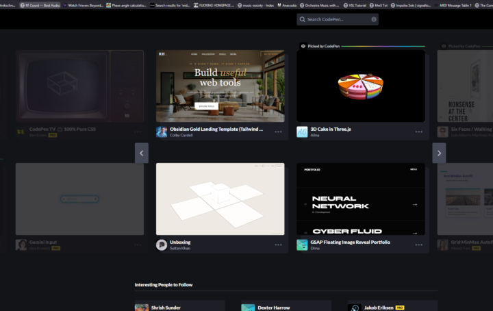 Great visual inspo and code resource