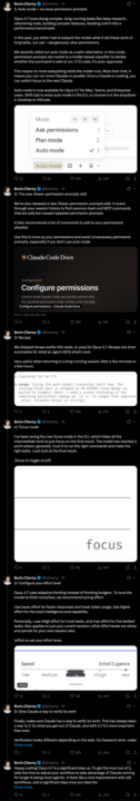 Boris' thread on using Opus 4.7
