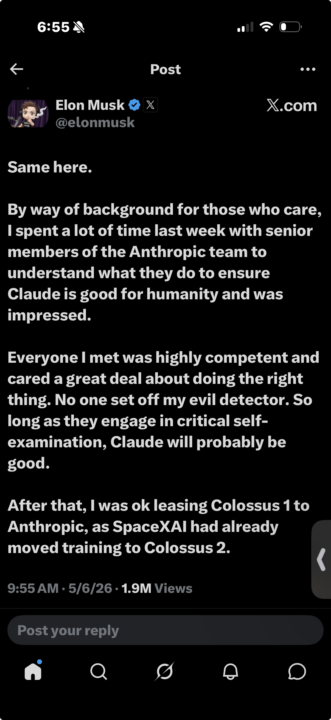 “I want OpenAi to lose” 