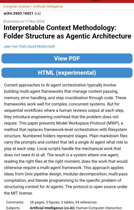 ICM paper published to pre print today! 
